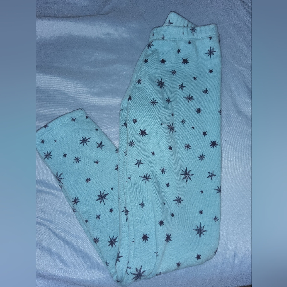 Blue PJ pants with stars Size L 10/12